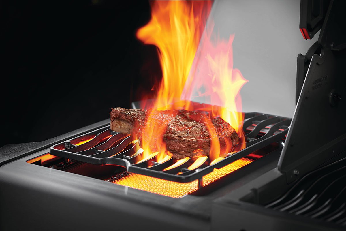 Elite Series 500 Natural Gas Grill with Rear & Side Infrared Burners - Black